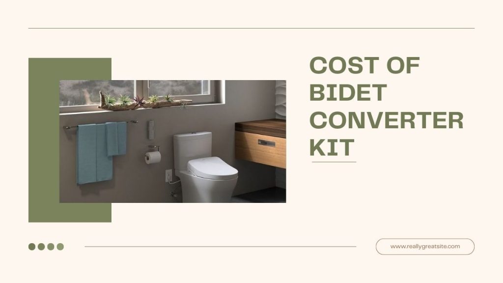 Cost of Bidet Converter Kit