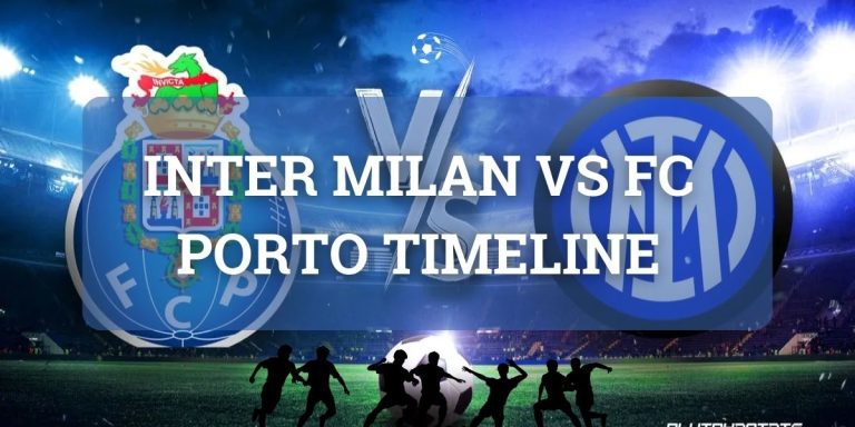 Inter Milan vs FC Porto timeline